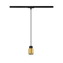 SLV 1-phase pendant luminaire PURI 2.0 - TUBE cylindrical GU10 IP20, black dimmable