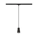 SLV 1-Phasen Pendelleuchte PURI 2.0 DOME, GU10 max. 6W, schwarz