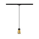 SLV 1-Phasen Pendelleuchte PURI 2.0 DOME, GU10 max. 6W, schwarz / gold