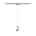 1-phase pendant luminaire PURI 2.0 - DOME half round GU10 IP20, grey dimmable