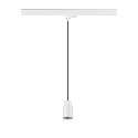SLV 3-phase pendant luminaire PURI 2.0 - TUBE cylindrical GU10 IP20, white dimmable