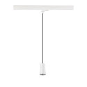 SLV 3-phase pendant luminaire PURI 2.0 - CONE conical GU10 IP20, white dimmable