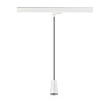 SLV 3-phase pendant luminaire PURI 2.0 - DOME half round GU10 IP20, white dimmable