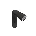 SLV Wand- und Deckenleuchte PURI 2.0 DOME, rechteckig, mit Schalter, GU10 max. 6W, schwarz