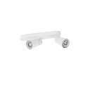 SLV Wand- und Deckenleuchte PURI 2.0 DOME, asymmetrisch, 2x GU10 max. 6W, wei�