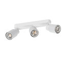 SLV Wand- und Deckenleuchte PURI 2.0 TUBE, Long, 3x GU10 max. 6W GU10, wei�