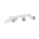 SLV wall and ceiling luminaire PURI 2.0 - TUBE 4 flames, long GU10 IP20, white dimmable