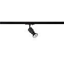 SLV 1-phase spot PURI 2.0 BASIC swivelling, rotatable GU10 IP20, black dimmable