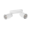 SLV Wand- und Deckenleuchte PURI 2.0 TUBE, Long, 2x GU10 max. 6W, wei�