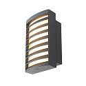 SLV outdoor wall luminaire RASTERLYS WL square IP65, anthracite, lacquered dimmable