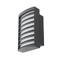 SLV outdoor wall luminaire RASTERLYS WL square IP65, anthracite, lacquered dimmable