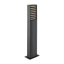 outdoor floor lamp RASTERLYS POLE 70 square IP65, anthracite dimmable