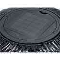 SLV LED Outdoor Solar Stehleuchte ADEGAN FLAT, 4,35W, 2200K, 75lm, IP65, dimmbar, schwarz