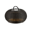 SLV LED Outdoor Solar Stehleuchte ADEGAN FLAT, 4,35W, 2200K, 75lm, IP65, dimmbar, schwarz