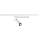SLV 1-phase spot GRIP! S PHASE DTW swivelling, for VDU workstation, Dim-To-Warm IP20, white dimmable