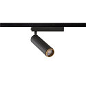 SLV 1-phase spot GRIP! M PHASE swivelling, for VDU workstation IP20, black dimmable