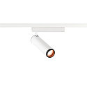 SLV LED 1-Phasen-Strahler GRIP! M PHASE DTW, zylindrisch, 15W 2000-3000K 42�, CRi >90, UGR <19, Dim-to-Warm, schwenkbar