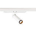 SLV LED 3-Phasen-Strahler GRIP! M DALI, 20W 2700K 42�, CRi >90, UGR <19, DALI/Touch dimmbar, schwenkbar, wei� / schwarz