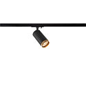 SLV 1-phase spot GRIP! L GU10 swivelling, rotatable GU10 IP20, black dimmable