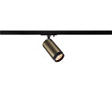 SLV 1-phase spot GRIP! L GU10 swivelling, rotatable GU10 IP20, bronze dimmable