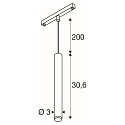 SLV LED Niedervolt-Pendelleuchte GRIP! S DALI, 48V, 3000K 29�, DALI dimmbar, schwarz / gold