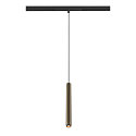 SLV pendant luminaire GRIP! S 48V DALI DTW for VDU workstation, DALI controllable, Dim-To-Warm IP20, bronze, mat dimmable
