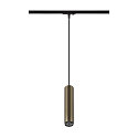 SLV 1-phase pendant luminaire GRIP! L GU10 GU10 IP20, bronze dimmable
