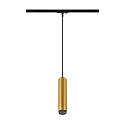 SLV 1-phase pendant luminaire GRIP! L GU10 GU10 IP20, gold dimmable