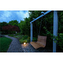 SLV LED Outdoor Stehleuchte GRID SUN, 8W, 2700K, 500lm, IP44/IP65, schwarz