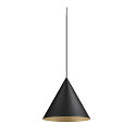 SLV pendant luminaire MAGICO 38 E27 IP20, black matt dimmable