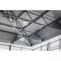 SLV LED Hallenstrahler HIGHBAY C 400 DALI, IP65 IK08, 220-240V AC, 200W 4000K 35000lm 90�, CRI 80, UGR <22, DALI dimmbar