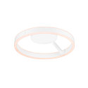 SLV LED Wand- und Deckenleuchte ONE PHASE, Up/Down, � 40cm, 14W 2700/3000K (CCT Switch) 2x130�, CRi >90, dimmbar, wei�