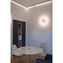 SLV LED Wand- und Deckenleuchte ONE DALI, Up/Down, � 40cm, 14W 2700/3000K (CCT Switch) 130�, DALI dimmbar, wei�