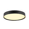 SLV LED Wand- und Deckenleuchte DECONA PHASE, rund, 23W 2700/3000K (CCT Switch), dimmbar, schwarz
