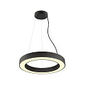 pendant luminaire MEDO� RING 60 DALI for VDU workstation, DALI controllable, CCT Switch IP20, black dimmable