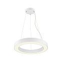 SLV pendant luminaire MEDO� RING 60 DALI for VDU workstation, DALI controllable, CCT Switch IP20, white dimmable