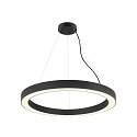 SLV pendant luminaire MEDO� RING 90 PHASE for VDU workstation, CCT Switch IP20, black dimmable