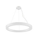 SLV pendant luminaire MEDO� RING 90 PHASE for VDU workstation, CCT Switch IP20, white dimmable