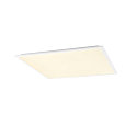 SLV LED Einlege-Deckenleuchte PANEL C 600 DALI, IP54 IK02, 59.5cm, 34W 3000/4000K (CCT Switch), UGR <19, dimmbar, CRI 80