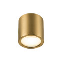ceiling luminaire OCULUS PHASE DTW round, Dim-To-Warm, adjustable, with lens optics IP20, brushed brass dimmable