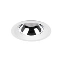 SLV LED Einbauleuchte DOWNLIGHT C 150, IP54 IK02, � 17.6cm, CRi >90, UGR<22, Multipower, schaltbar, starr, 8/14/20W 4000K 55�