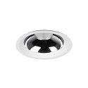 SLV downlight DOWNLIGHT C 200 DALI rigid, DALI controllable, wired through IP54, white dimmable