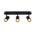 SLV LED Wand- und Deckenstrahler NOBLO� TRIPLE PHASE, IP20, 3-flammig, kardanisch, CRi>90, dimmbar, 19W 2700K 2350lm 32�, schwarz