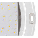 SLV LED Aufbauleuchte OUTDOOR BULKHEAD V 360, IP65 IK10, � 36cm, 20W 3000/4000/6500K 110�, CRI 80, schaltbar, schwarz, wei�