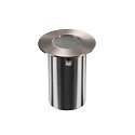 SLV LED Boden-Einbauleuchte TRAIL-LITE� 60, IP67 IK08, Einzelleuchte, � 6cm, 24V DC (exkl. BG), 0.9W 3000K 25lm, Edelstahl 316