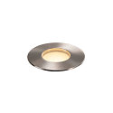 SLV LED Boden-Einbauleuchte TRAIL-LITE� 60, IP67 IK08, Einzelleuchte, � 6cm, 24V DC (exkl. BG), 0.9W 3000K 25lm, Edelstahl 316