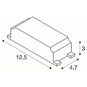 SLV LED Netzteil TRAIL-LITE� 60, IP67/IP44, 12.6W, 220-240V AC, sek. 24V DC / 500mA, schaltbar, mit IP-Schukosteckerkabel