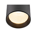 SLV LED 3-Phasen Strahler TRACKSPOT V 18, IP20 IK02, CRi >90, verstellbar, schaltbar, 18W, 3000K 2250lm 36�, schwarz