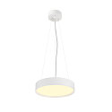 SLV LED Deckenleuchte DECONA 30 CL, PHASE, rund, 17W, 3000/4000K, 1900/2000lm, UGR<25, IK06, IP44, dimmbar, wei�