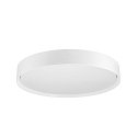SLV ceiling luminaire DECONA 42 CL round, with sensor, suitable for VDU workstation IP44, white, lacquered 